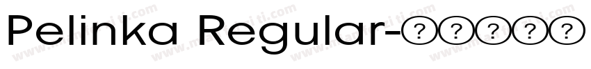 Pelinka Regular字体转换